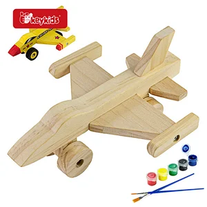 OEM Wooden Airplane Model Kit Toy Arts and Craft Projects with Paint W03A159